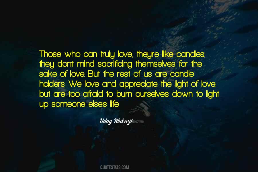 Love Candle Light Quotes #1244703