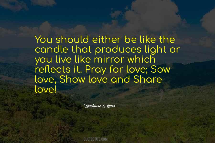 Love Candle Light Quotes #36249