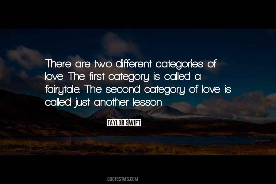 Love Categories Quotes #1138990