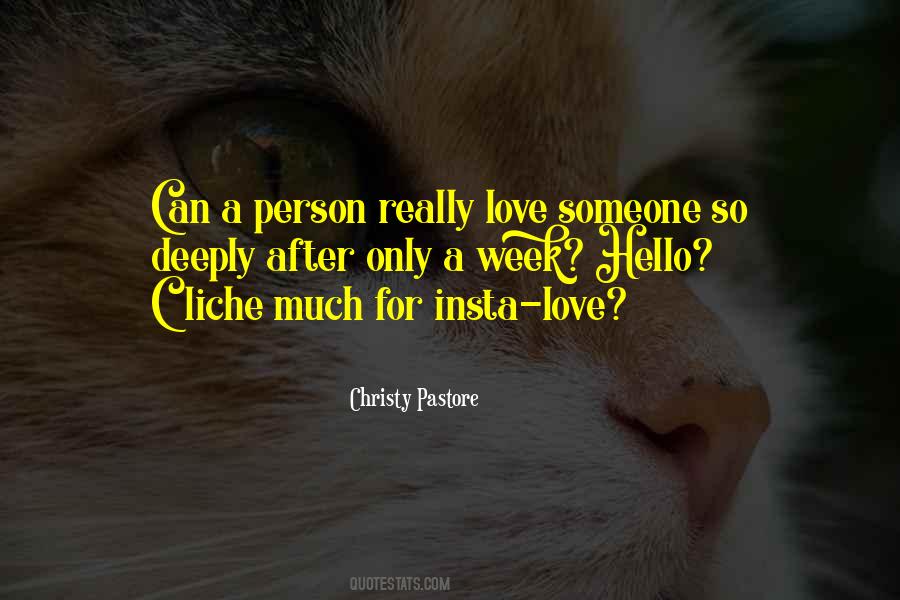 Love Cliche Quotes #740210