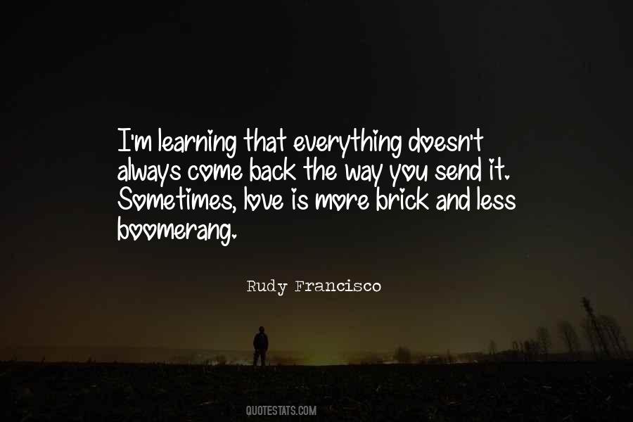 Love Come Back Quotes #362745 Love Come Back Quotes #362745