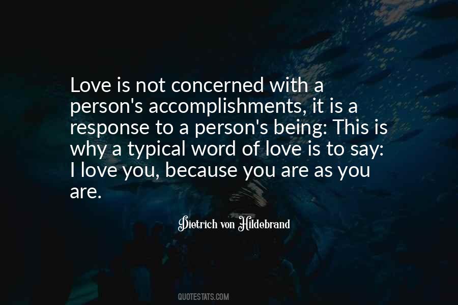 Love Concerned Quotes #782270