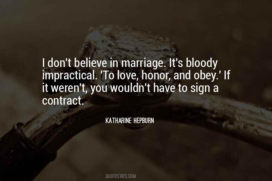 Love Contract Quotes #883536
