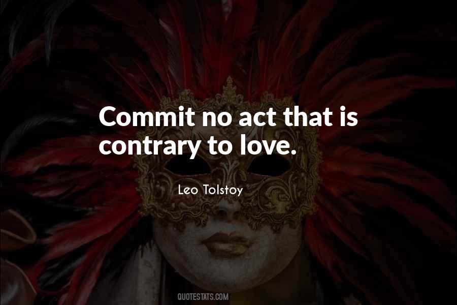 Love Contrary Quotes #173165