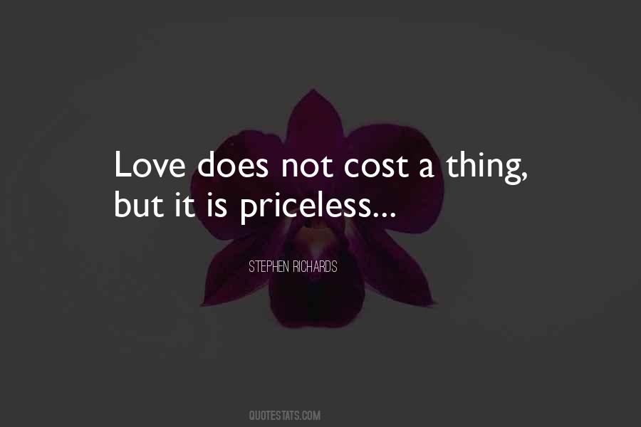 Love Cost Quotes #104976