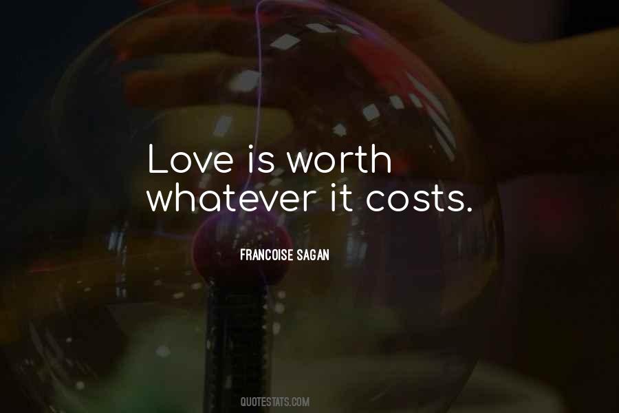 Love Cost Quotes #1065710