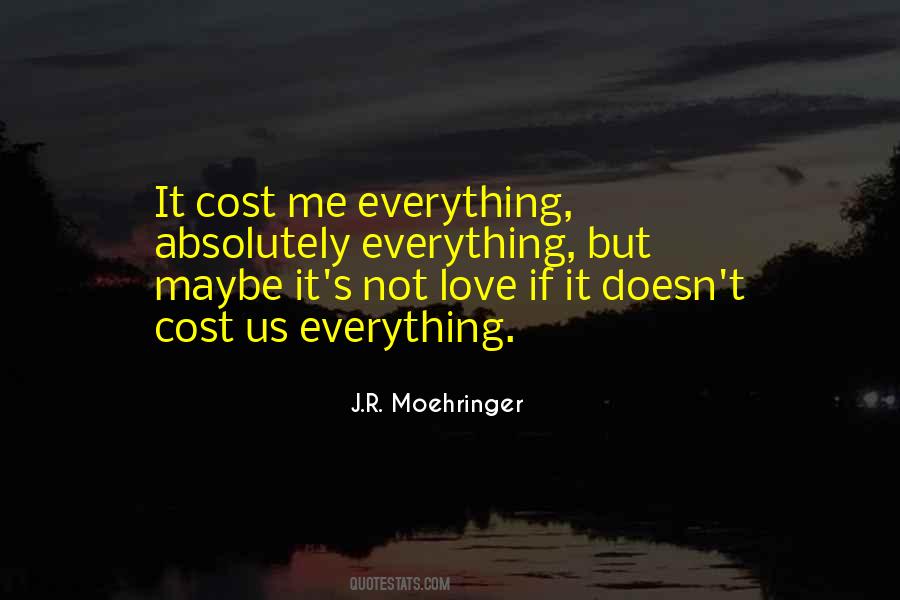 Love Cost Quotes #657823