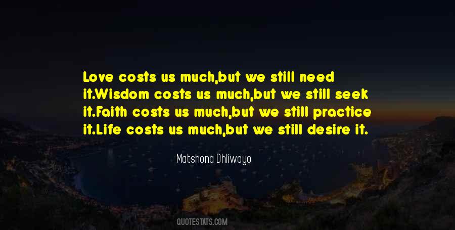 Love Costs Quotes #298182