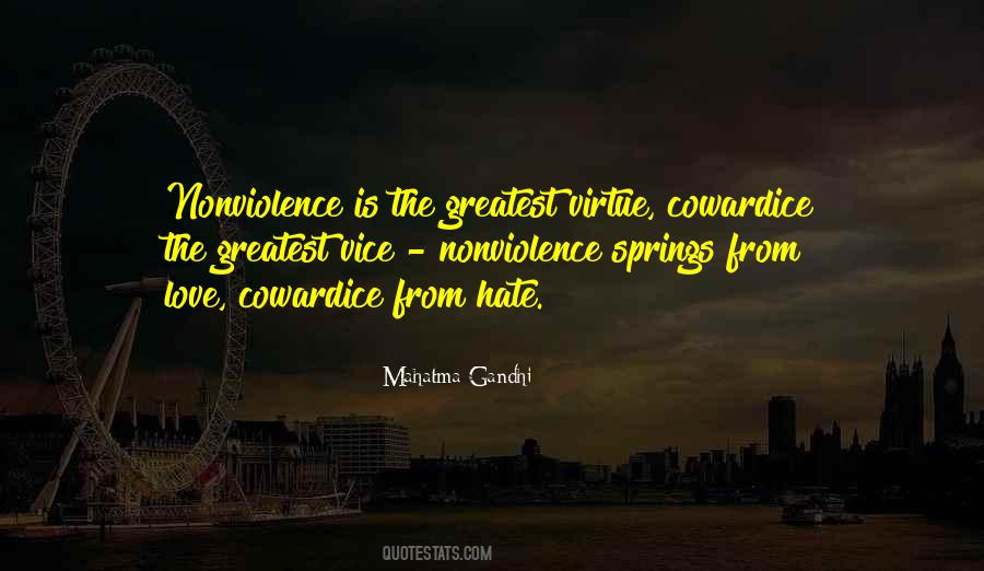 Love Cowardice Quotes #434068