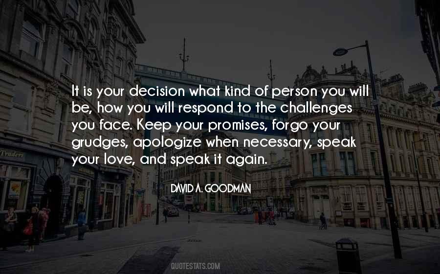 Love Decision Quotes #235583