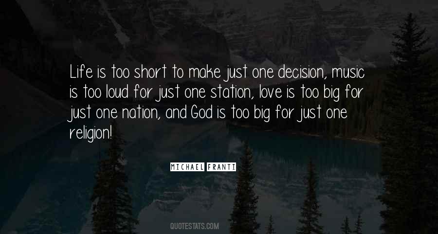 Love Decision Quotes #368299