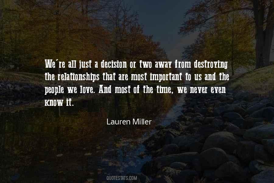 Love Decision Quotes #452513