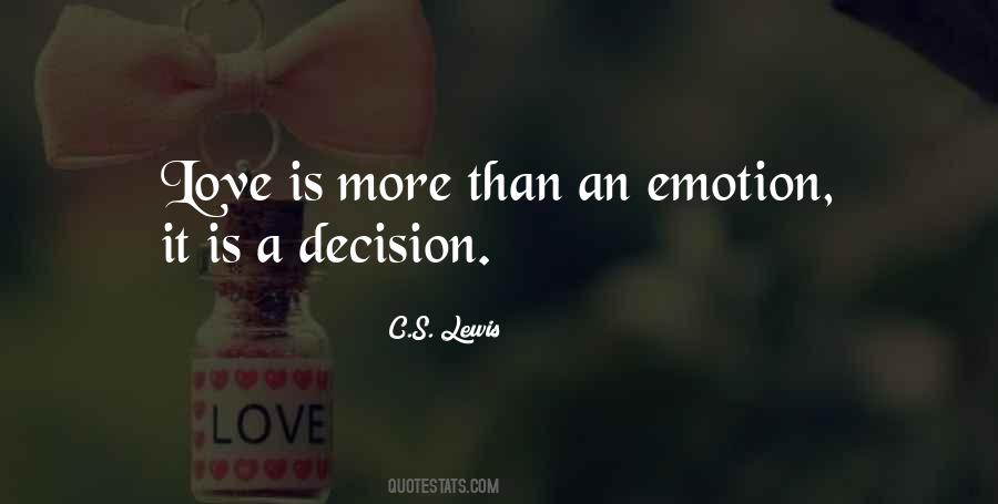 Love Decision Quotes #482029