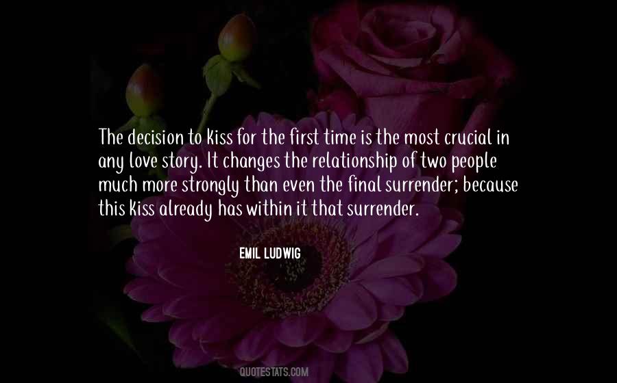 Love Decision Quotes #518881