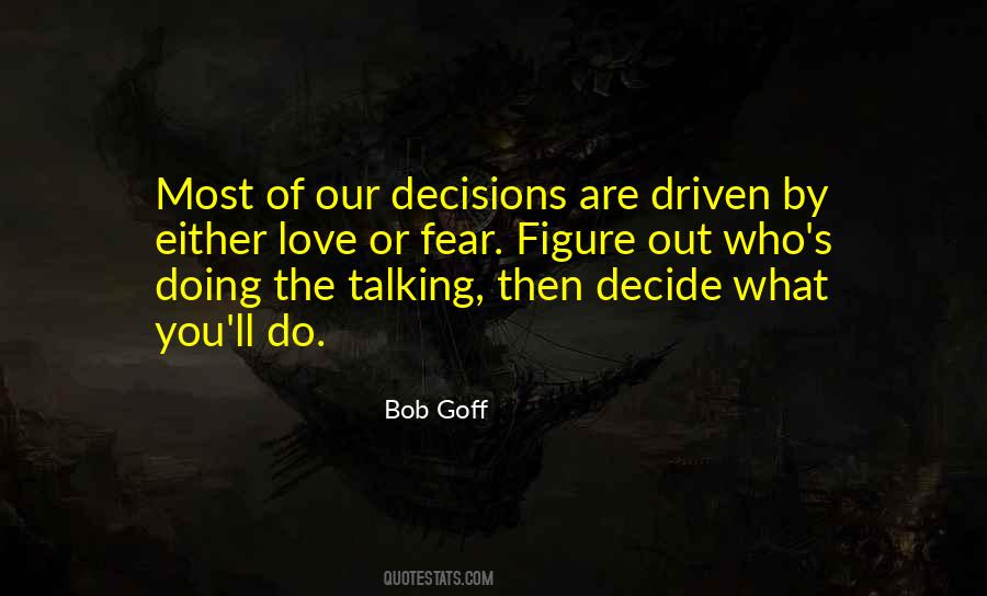 Love Decision Quotes #686802