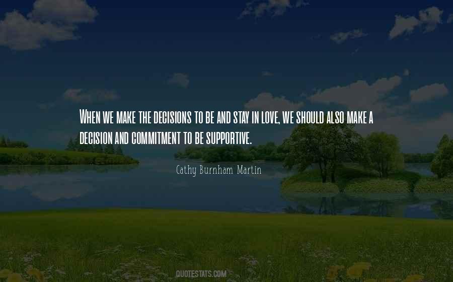 Love Decision Quotes #758055