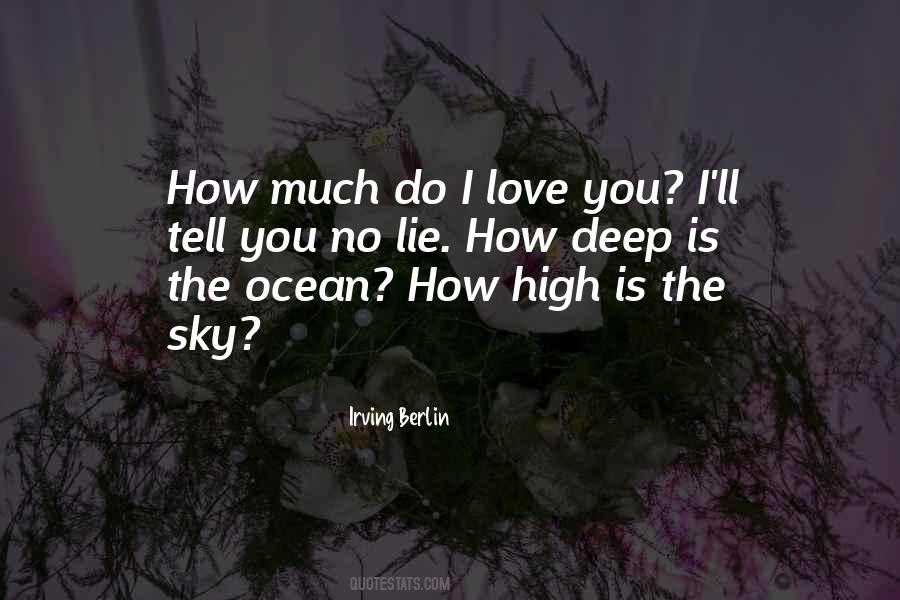 Love Deep Ocean Quotes #725129