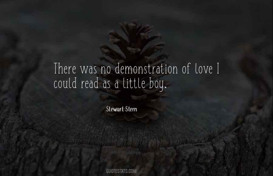 Love Demonstration Quotes #1204617