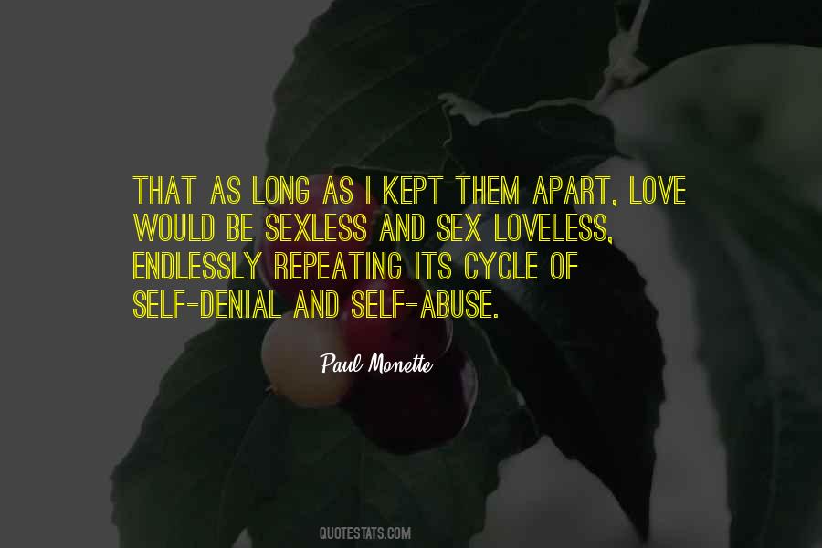 Love Denial Quotes #318979