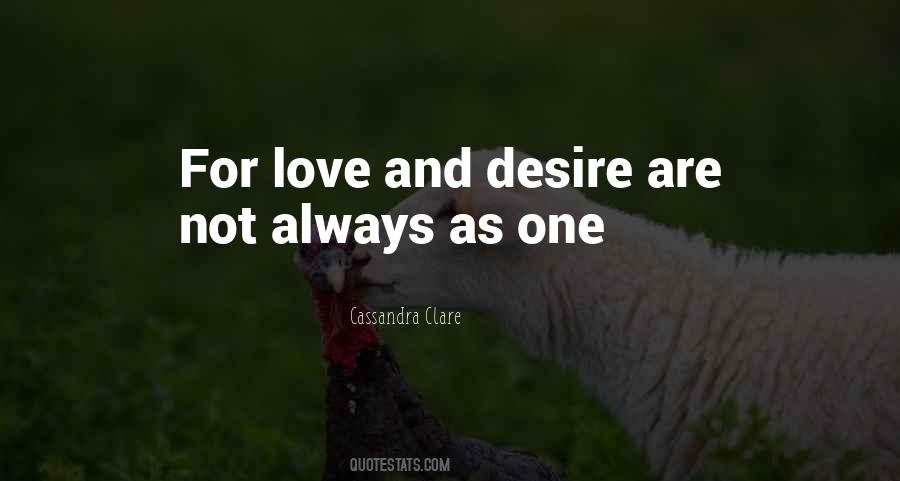 Love Desire Quotes #67442