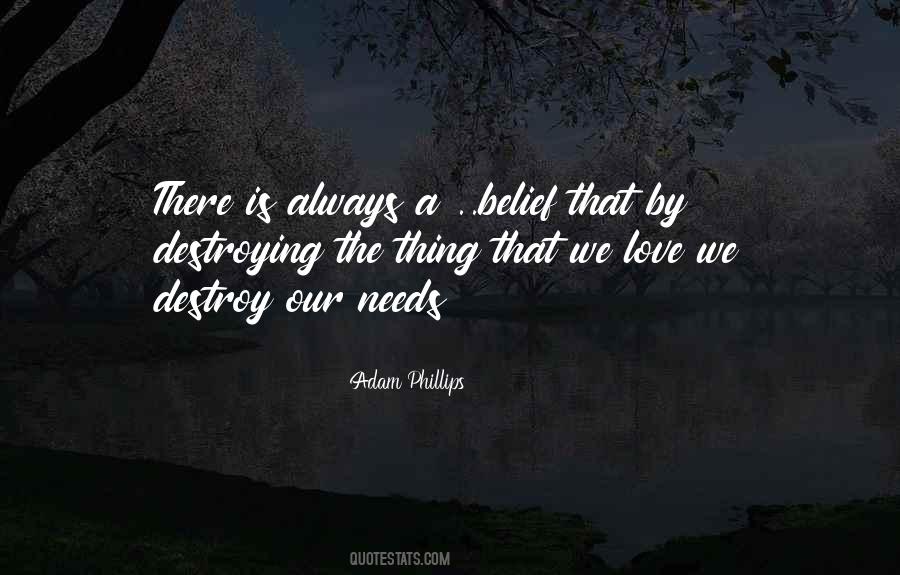 Love Destroying Quotes #1138011