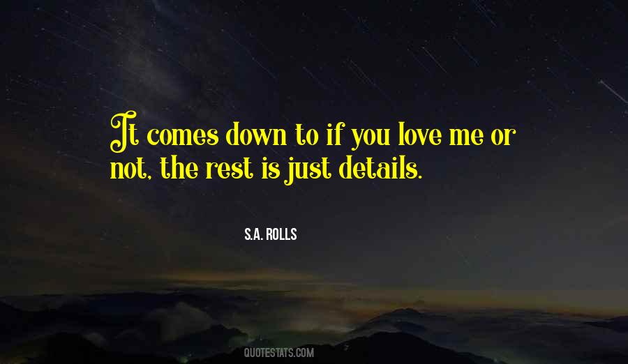 Love Details Quotes #149658