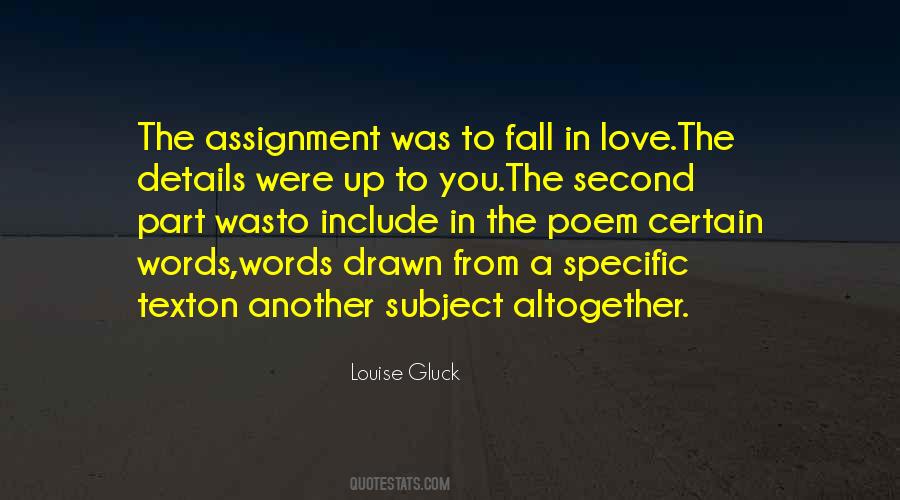 Love Details Quotes #1802336