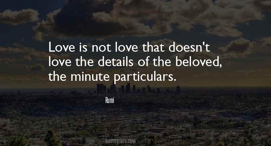 Love Details Quotes #511865