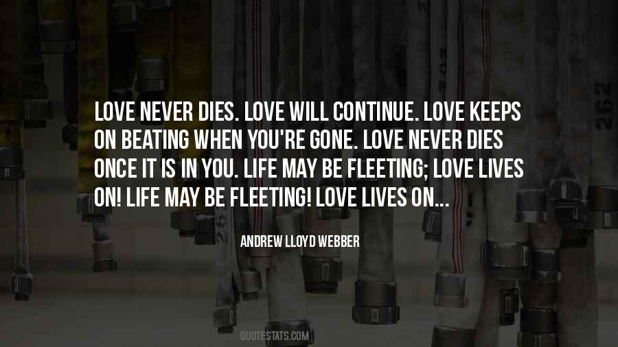 Love Dies When Quotes #1668399