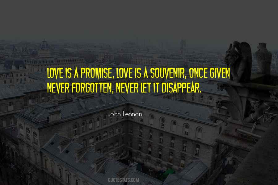 Love Disappear Quotes #1383414