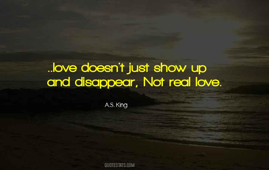 Love Disappear Quotes #231344