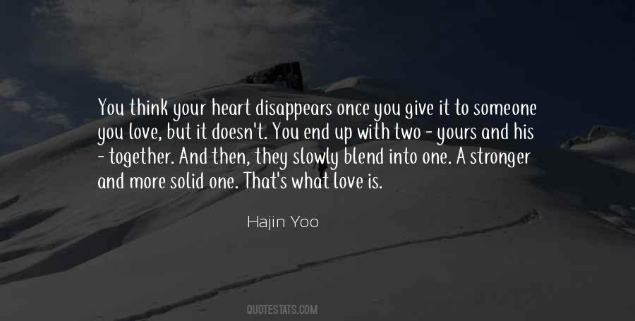 Love Disappears Quotes #956328