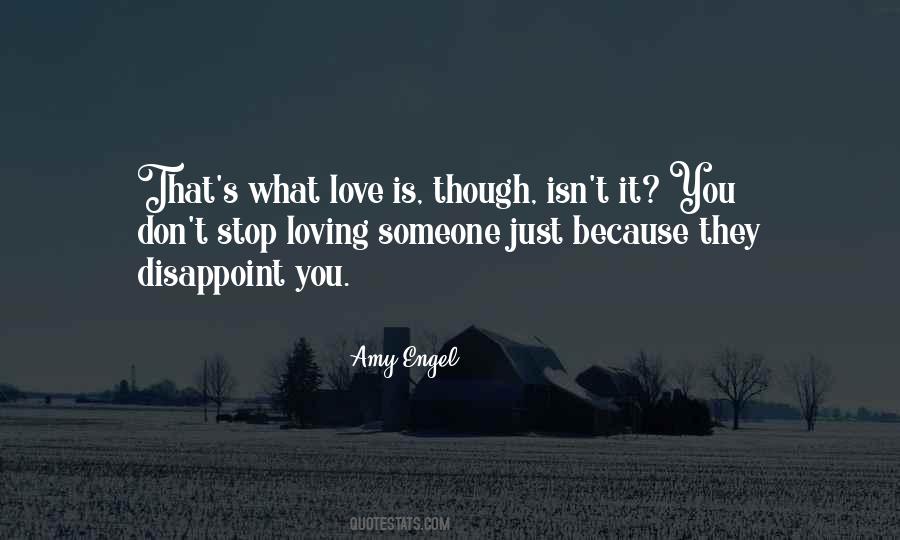 Love Disappoint Quotes #1272331