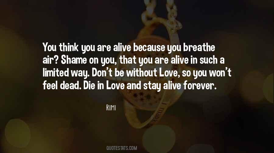 Love Don't Die Quotes #289580