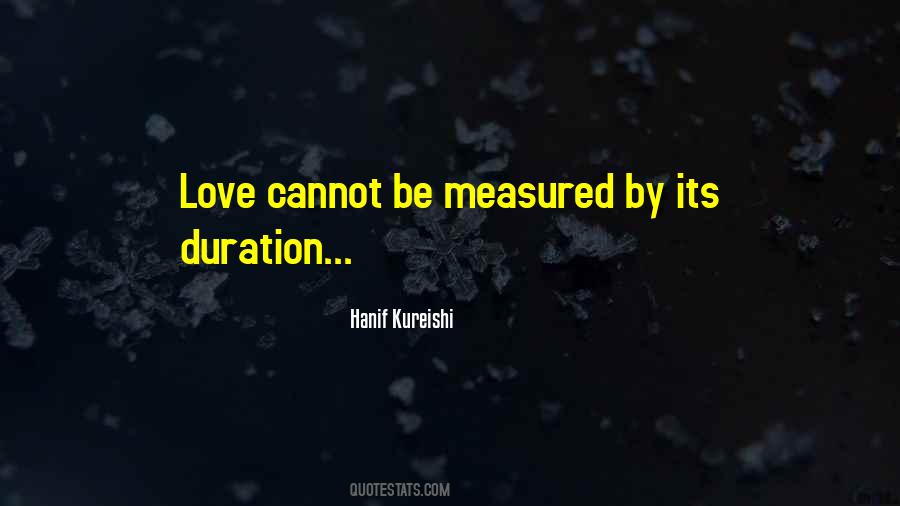 Love Duration Quotes #485801