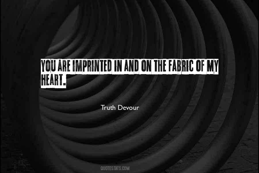 Love Fabric Quotes #635725