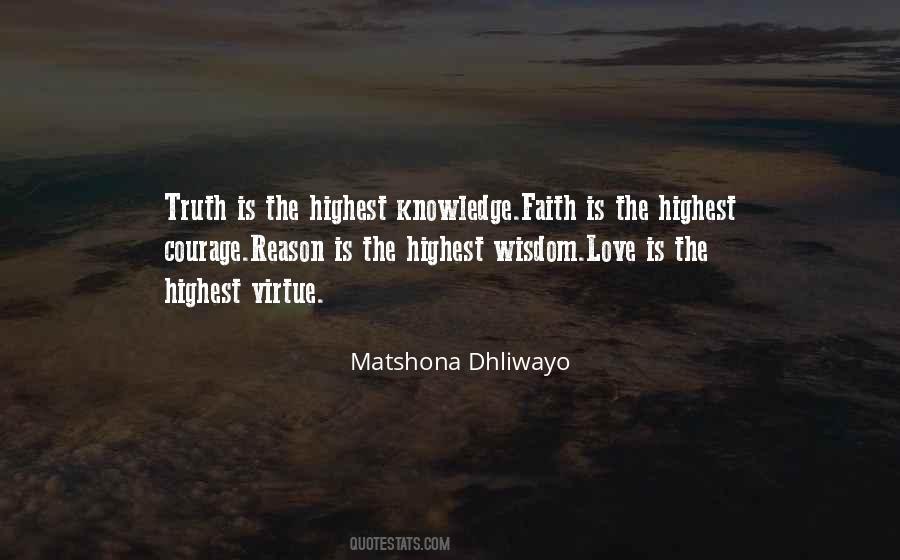 Love Faith Courage Quotes #188065