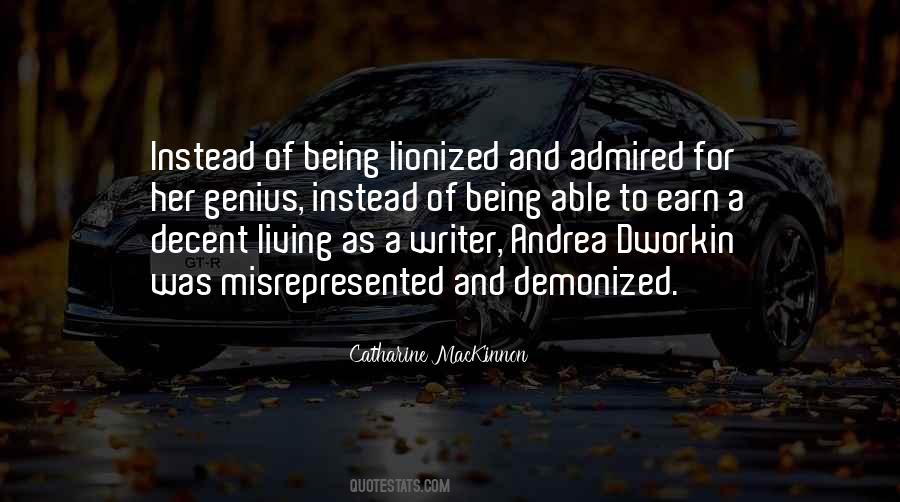Quotes About Demonized #684937