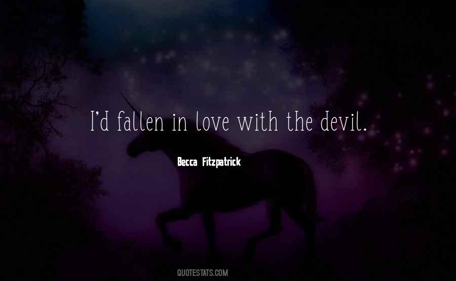 Love Fallen Quotes #316804