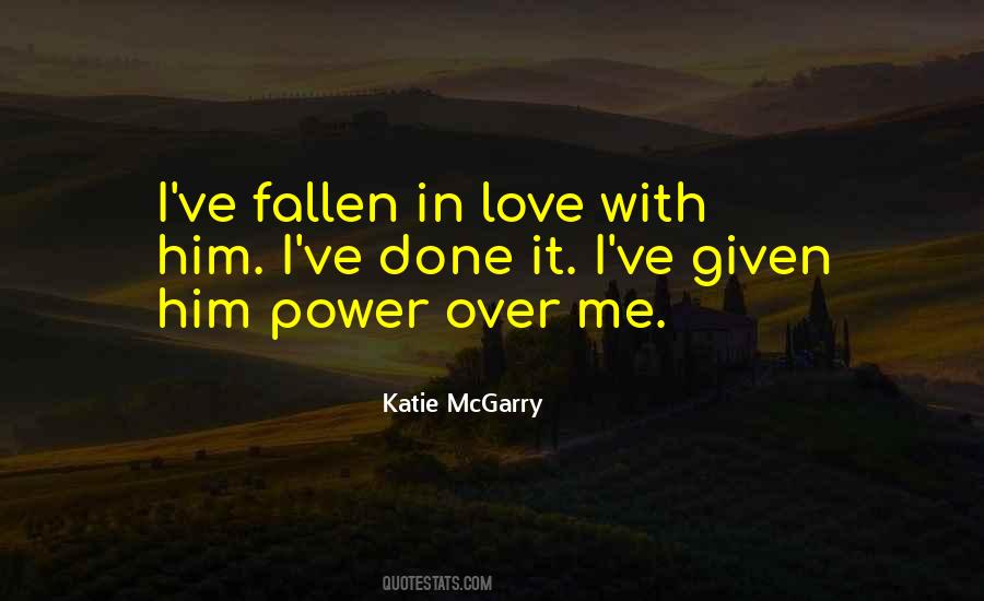 Love Fallen Quotes #395599