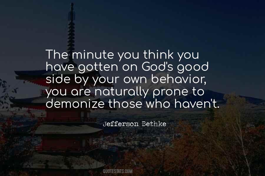 Quotes About Demonize #297820