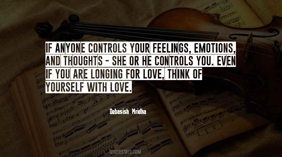 Love Feelings And Emotions Quotes #730510