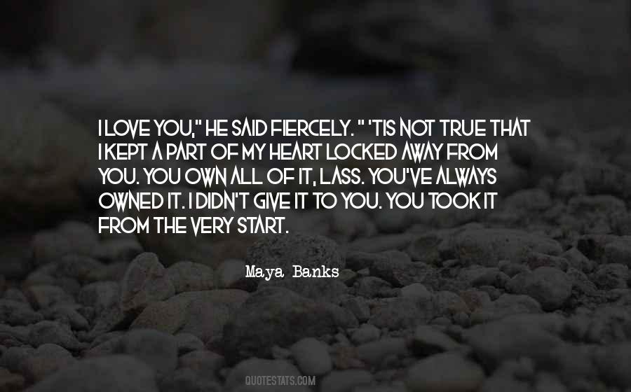 Love Fiercely Quotes #175156