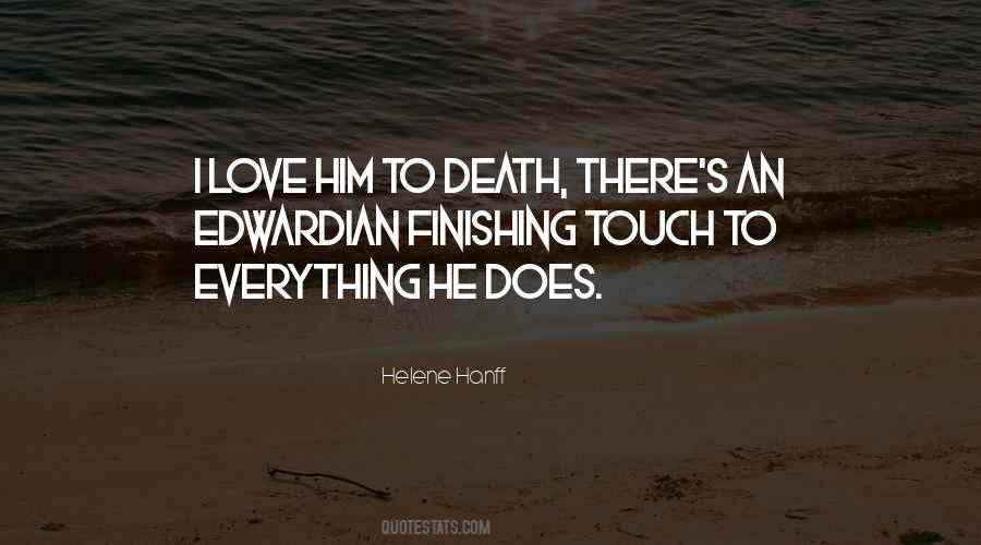 Love Finishing Quotes #1134702