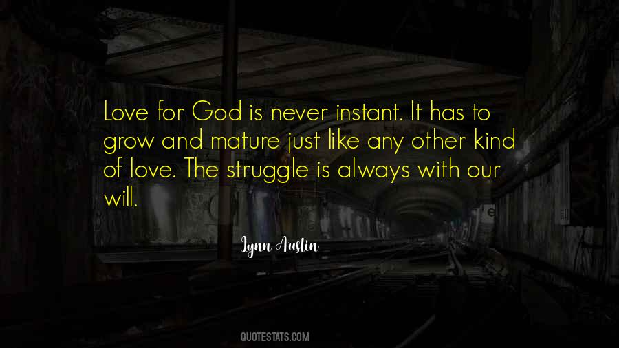 Love For God Quotes #1199397