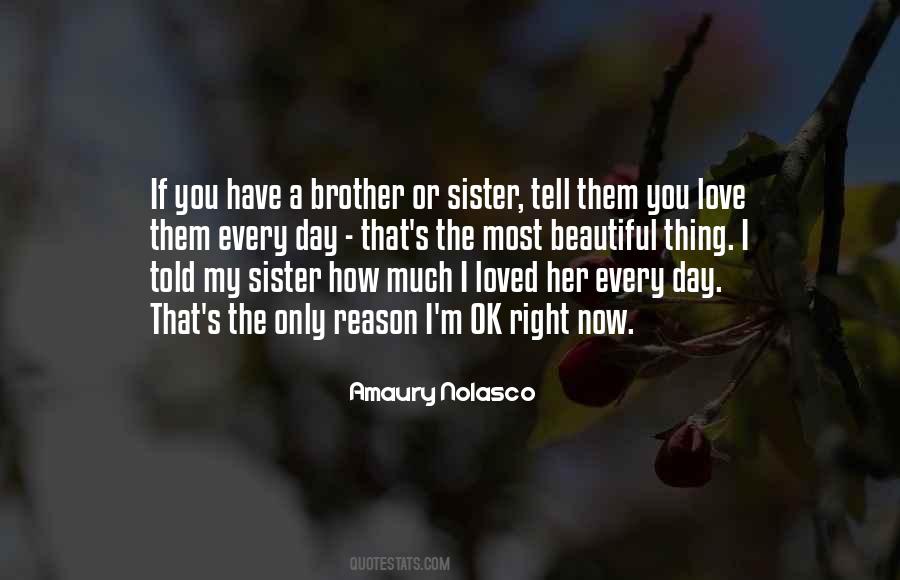 Love For My Sister Quotes #191112