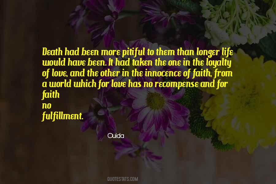 Love Fulfillment Quotes #1134960
