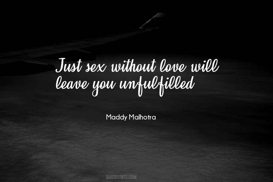 Love Fulfillment Quotes #718111