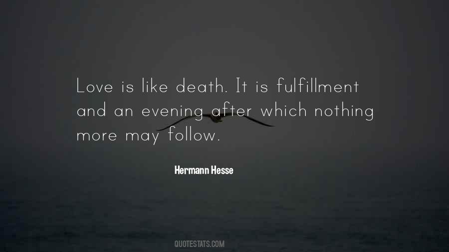 Love Fulfillment Quotes #984931