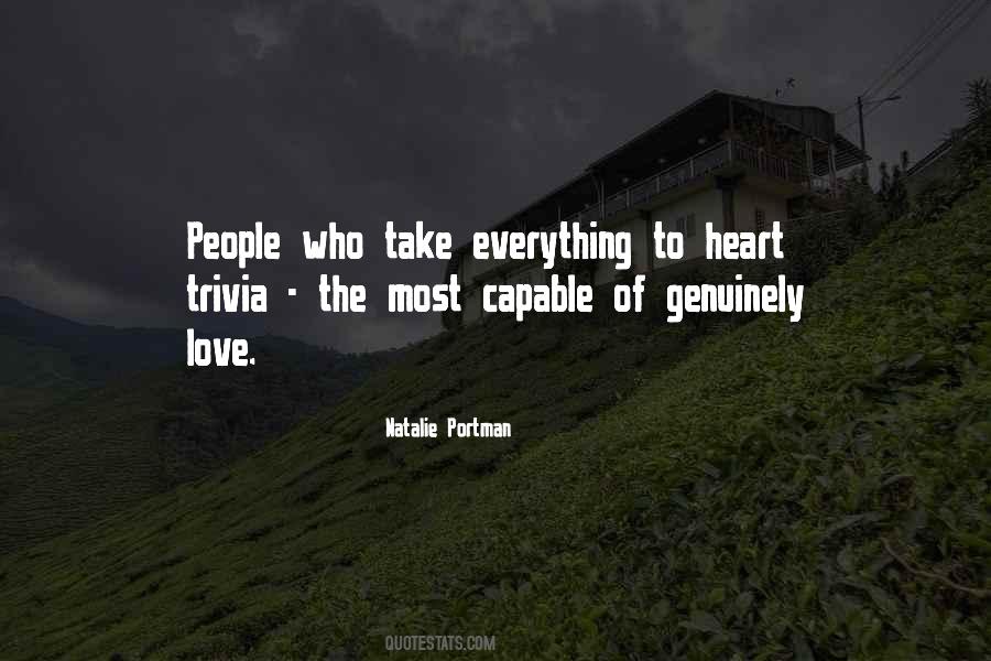 Love Genuinely Quotes #887987
